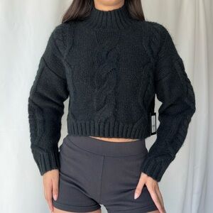 DKNY Knit Black mock neck Sweater